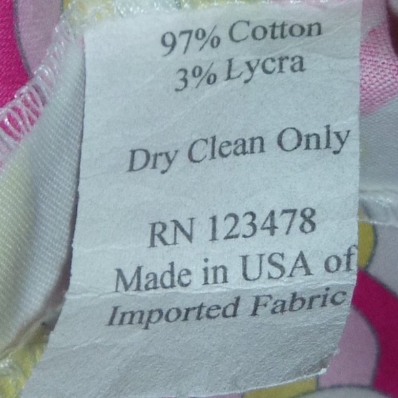 Melly M pink/yellow/white retro mini skirt Sz10. - Picture 6 of 8